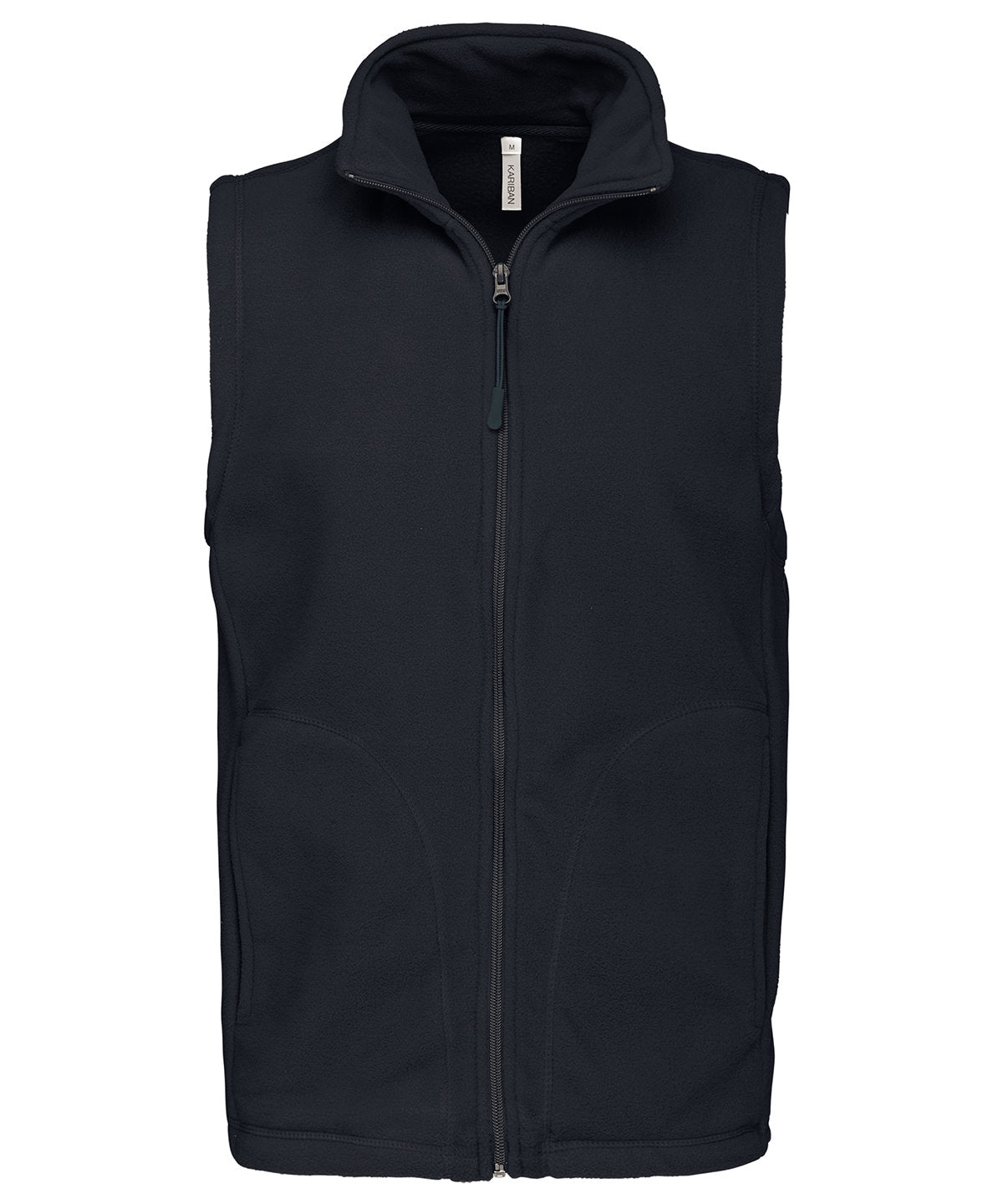 Kariban Luca men's microfleece gilet Black*