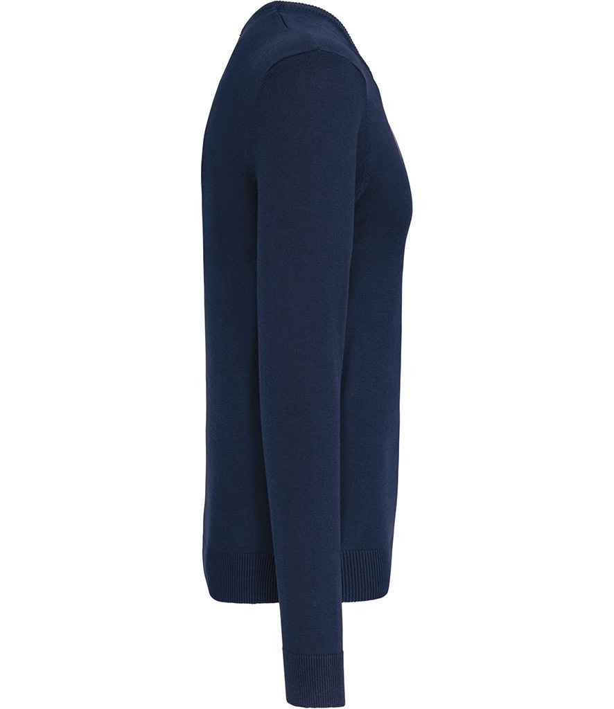 Kariban Cotton Acrylic V Neck Sweater