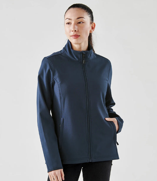 Stormtech Ladies Narvik Soft Shell Jacket - Navy - Model