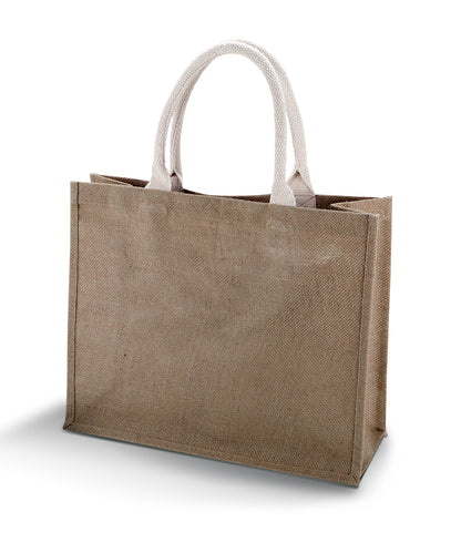 Kimood Jute beach bag. Cappuccino