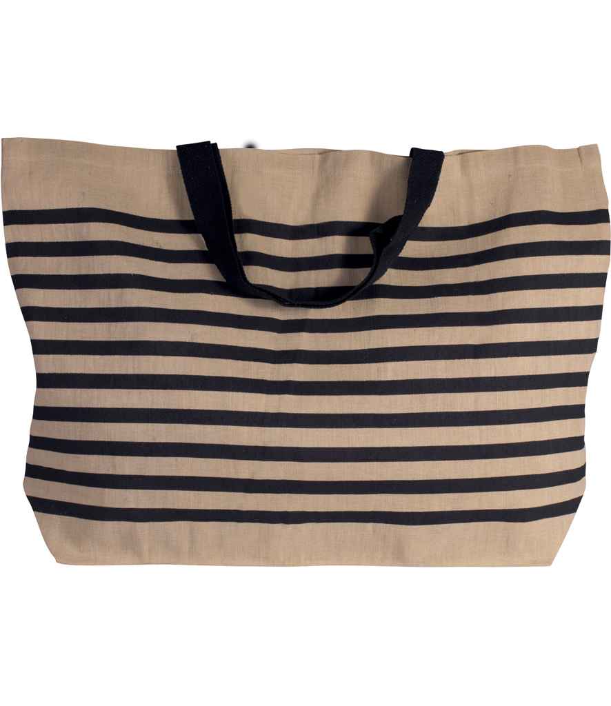 Kimood Large Juco Bag in Natural/Navy