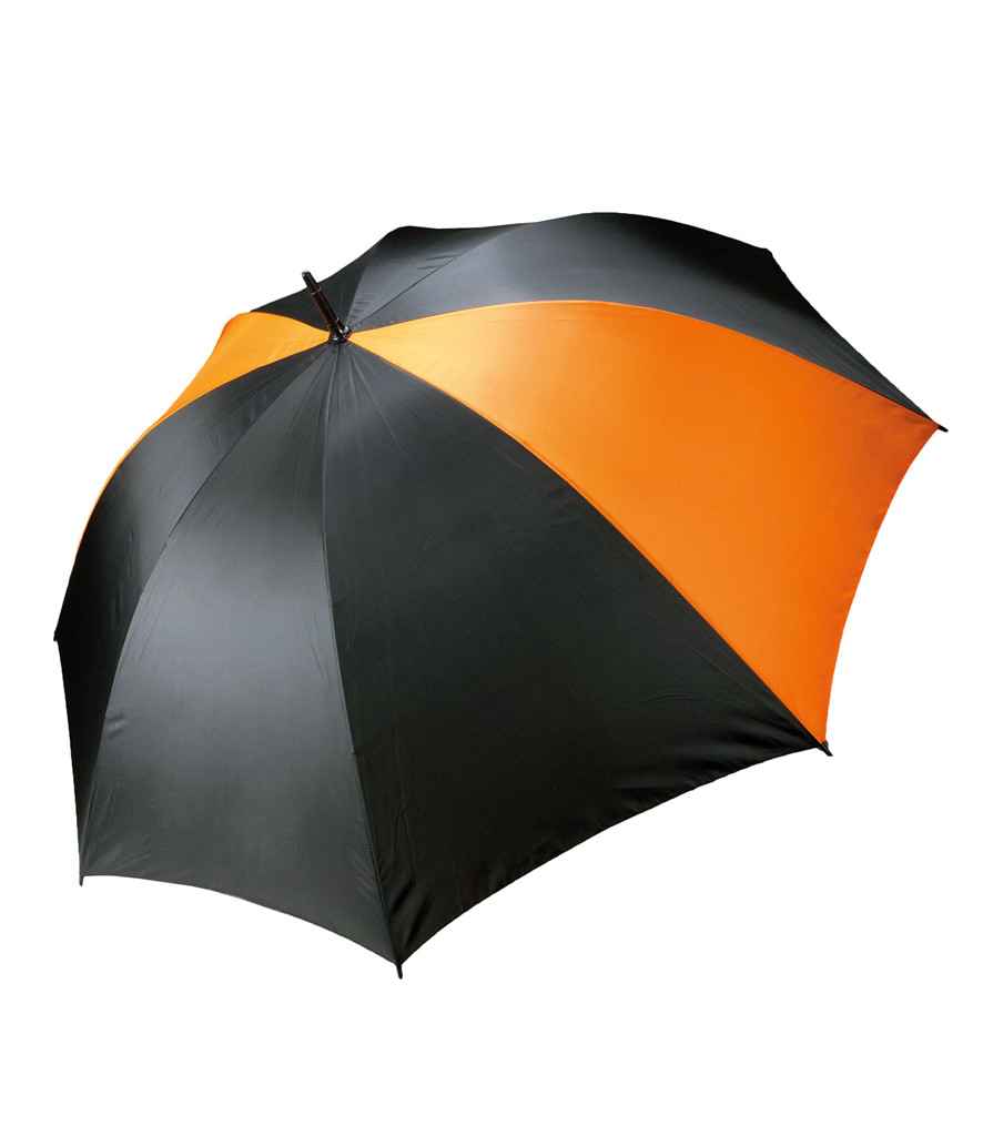 Kimood Storm Umbrella in Black/Orange