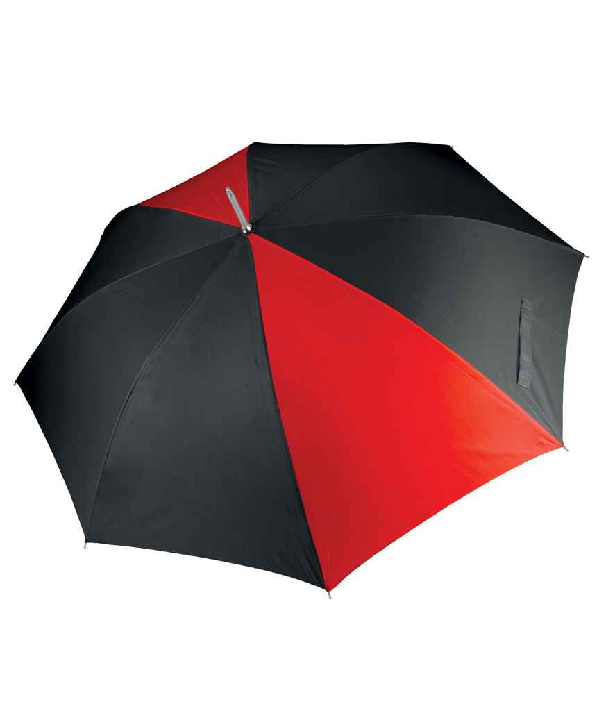Kimood Golf Umbrella in Black/Red