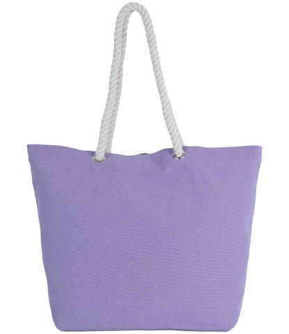 Kimood Marine Style Tote Bag in Washed Light Purple