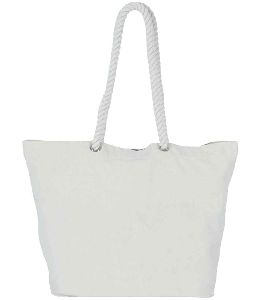 Kimood Marine Style Tote Bag in Washed Natural