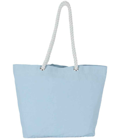 Kimood Marine Style Tote Bag in Washed Pearl Blue