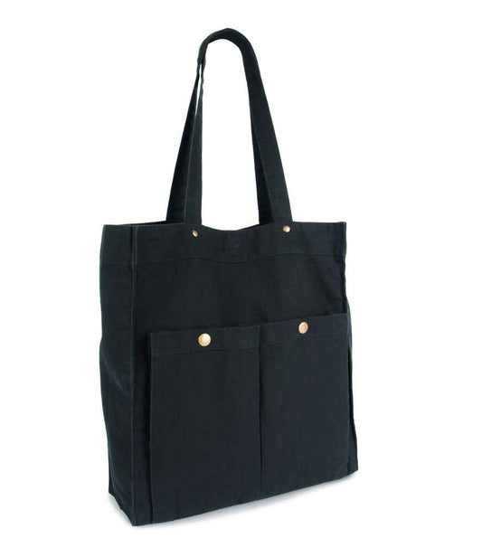 Kimood Kimood Washed Cotton Bag with Pockets