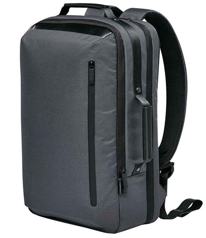 Stormtech Hedmark Commuter Backpack in Graphite Grey/Black