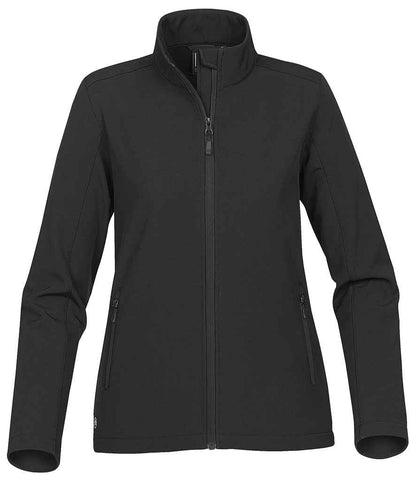 Stormtech Ladies Orbiter Soft Shell Jacket in Black/Carbon
