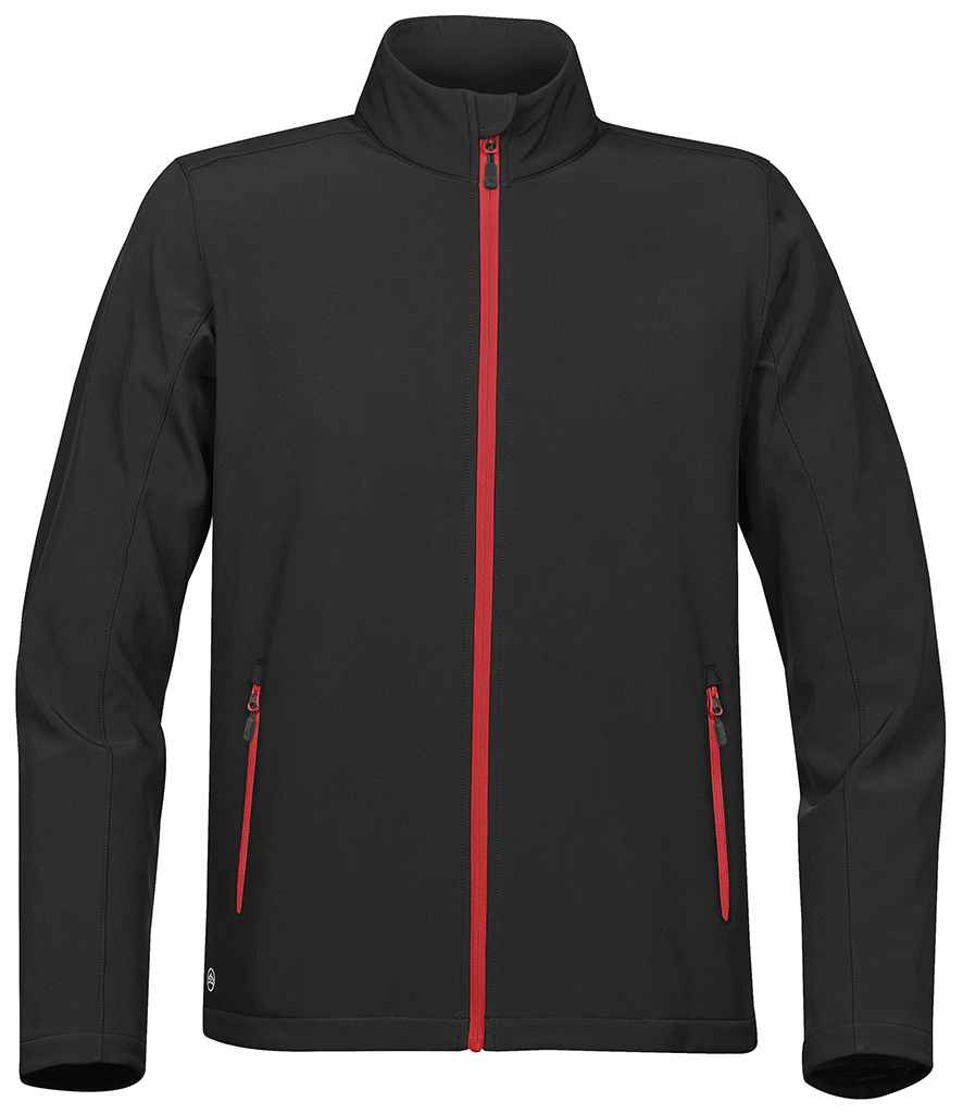 Stormtech Orbiter Soft Shell Jacket in Black/Bright Red
