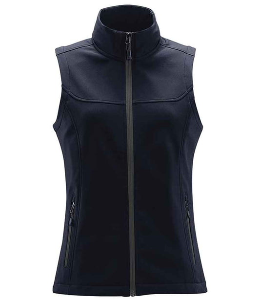 Stormtech Ladies Orbiter Soft Shell Bodywarmer - Navy/Carbon
