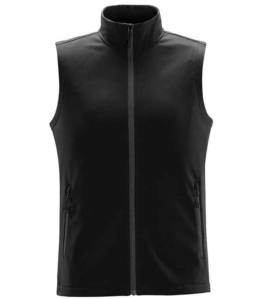 Stormtech Orbiter Soft Shell Bodywarmer in Black/Dolphin
