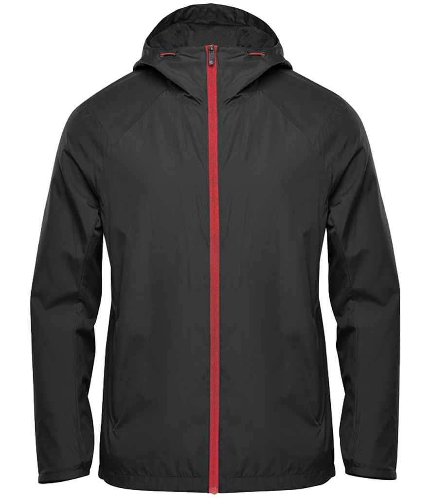 Stormtech Pacifica Wind Jacket in Black/Bright Red