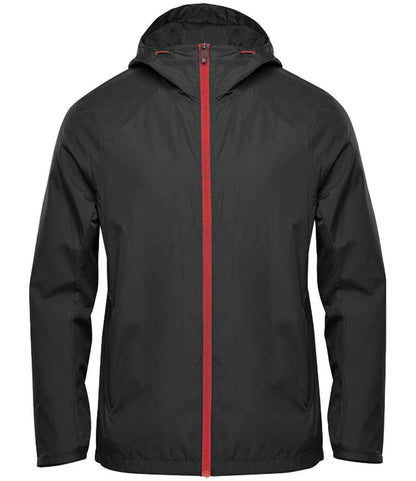 Stormtech Pacifica Wind Jacket in Black/Bright Red