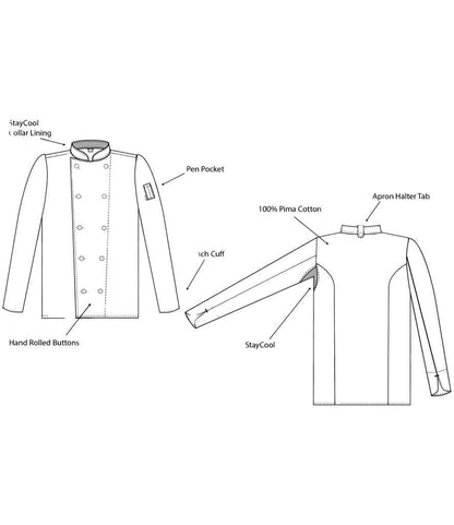 Le Chef Long Sleeve Luxe Jacket