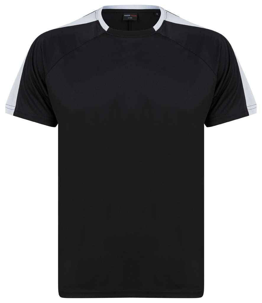 Finden & Hales Finden + Hales Unisex Team T-Shirt Black/White