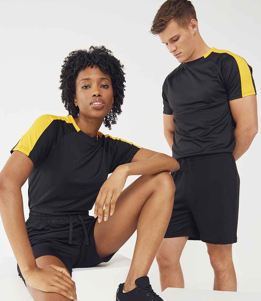 Finden & Hales Finden + Hales Unisex Team T-Shirt Black/Gold