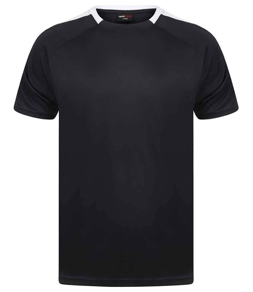 Finden & Hales Finden + Hales Unisex Team T-Shirt Navy/White