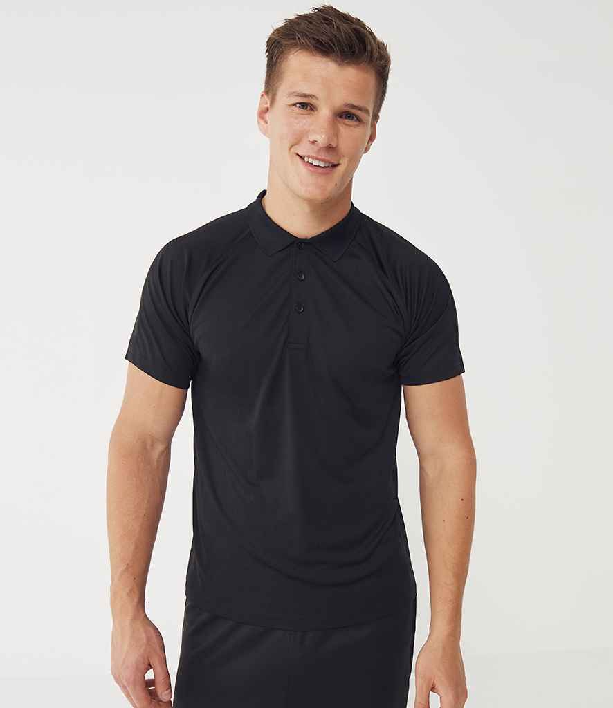 Finden & Hales Finden + Hales Team Polo Shirt Black/Black