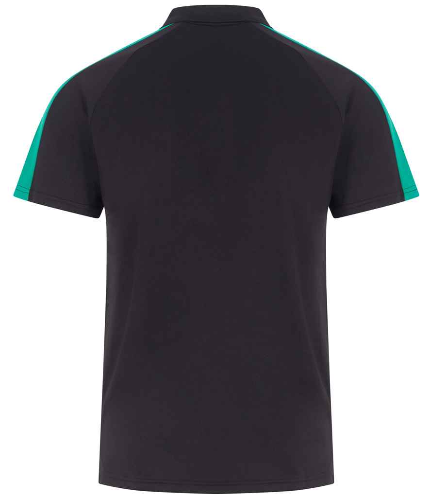 Finden & Hales Finden + Hales Team Polo Shirt Black/Emerald