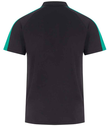 Finden & Hales Finden + Hales Team Polo Shirt Black/Emerald