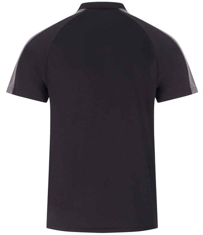 Finden & Hales Finden + Hales Team Polo Shirt Black/Gunmetal