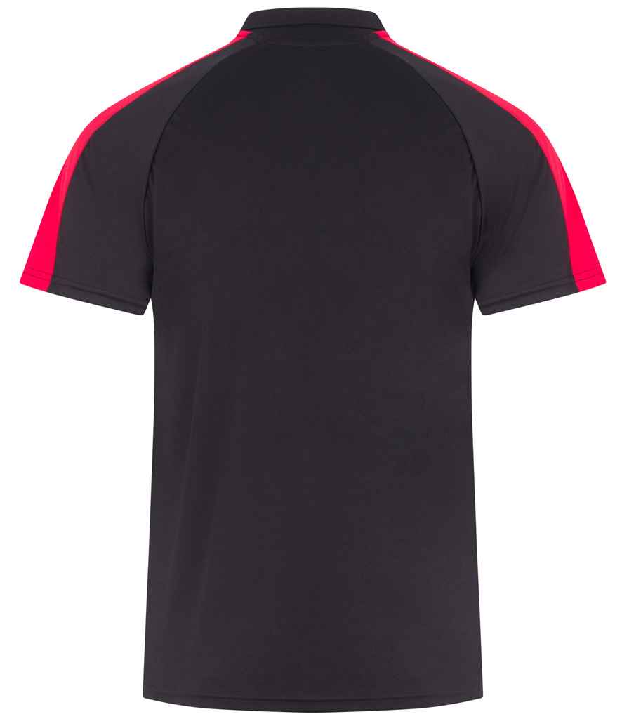 Finden & Hales Finden + Hales Team Polo Shirt Black/Red