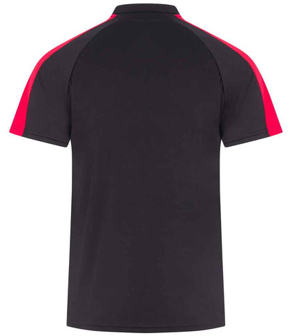 Finden & Hales Finden + Hales Team Polo Shirt Black/Red