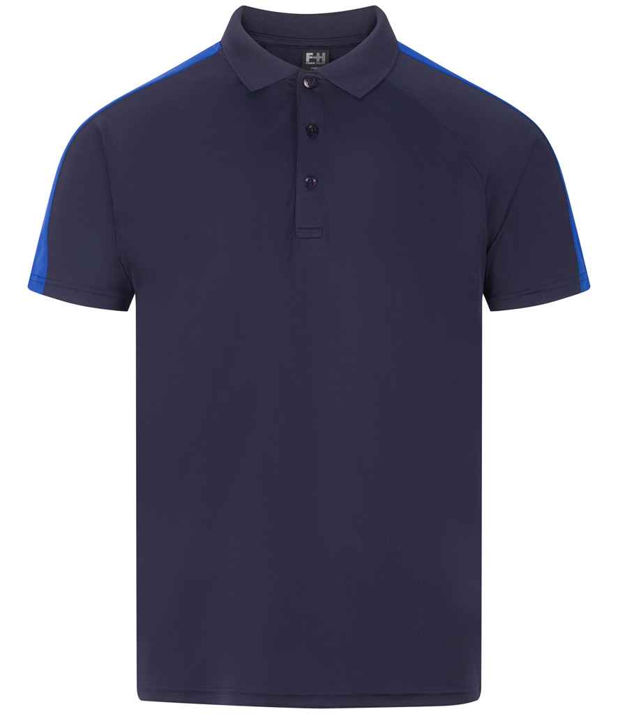 Finden & Hales Finden + Hales Team Polo Shirt Navy/Royal Blue
