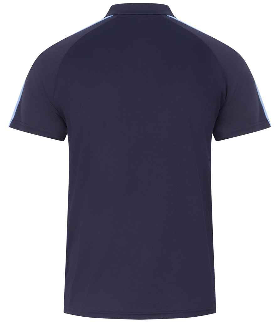 Finden & Hales Finden + Hales Team Polo Shirt Navy/Sky blue