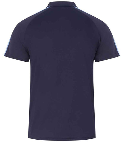 Finden & Hales Finden + Hales Team Polo Shirt Navy/Sky blue