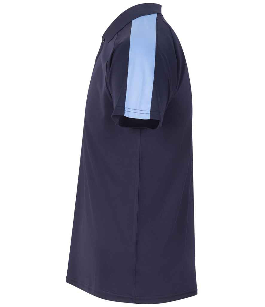 Finden & Hales Finden + Hales Team Polo Shirt Navy/Sky blue
