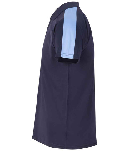 Finden & Hales Finden + Hales Team Polo Shirt Navy/Sky blue