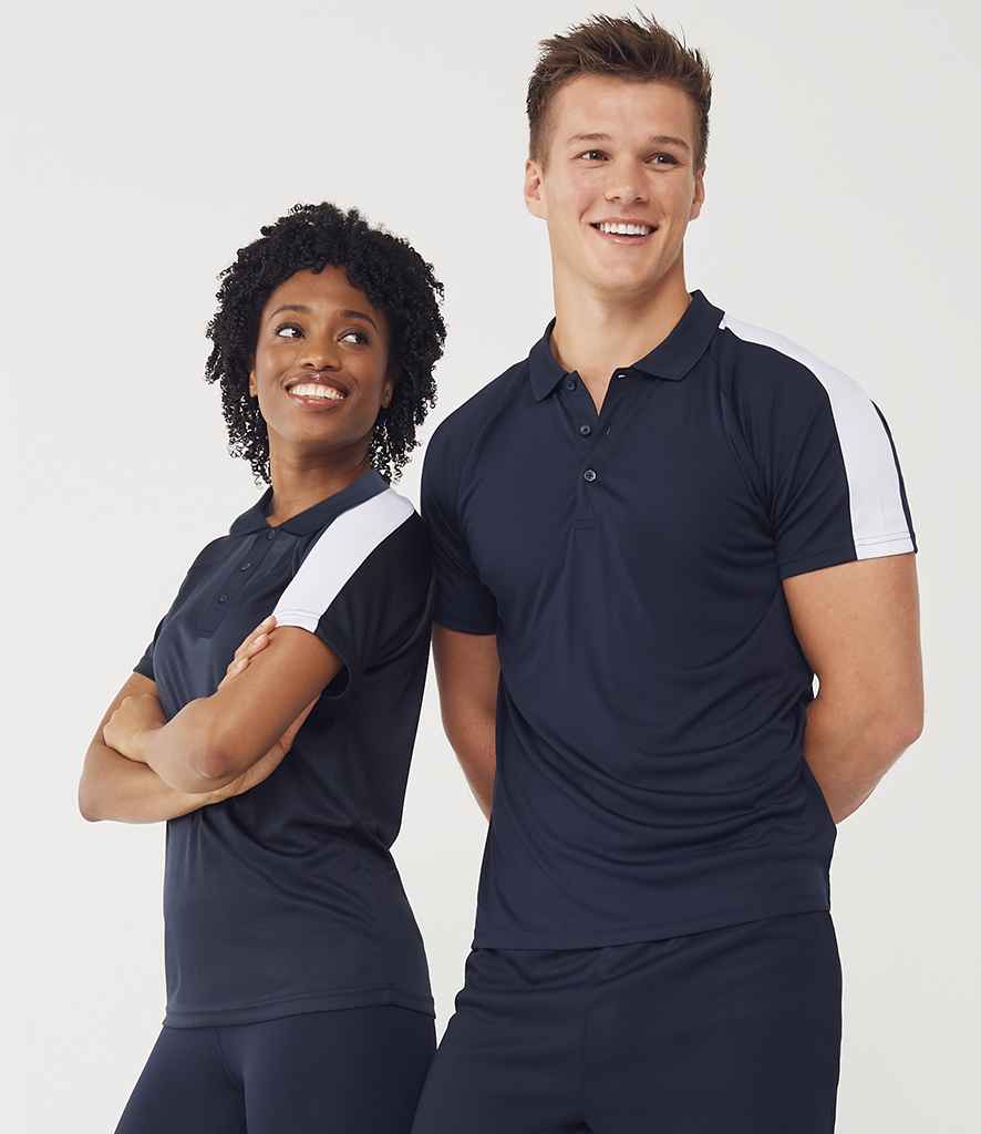 Finden & Hales Finden + Hales Team Polo Shirt Navy/White