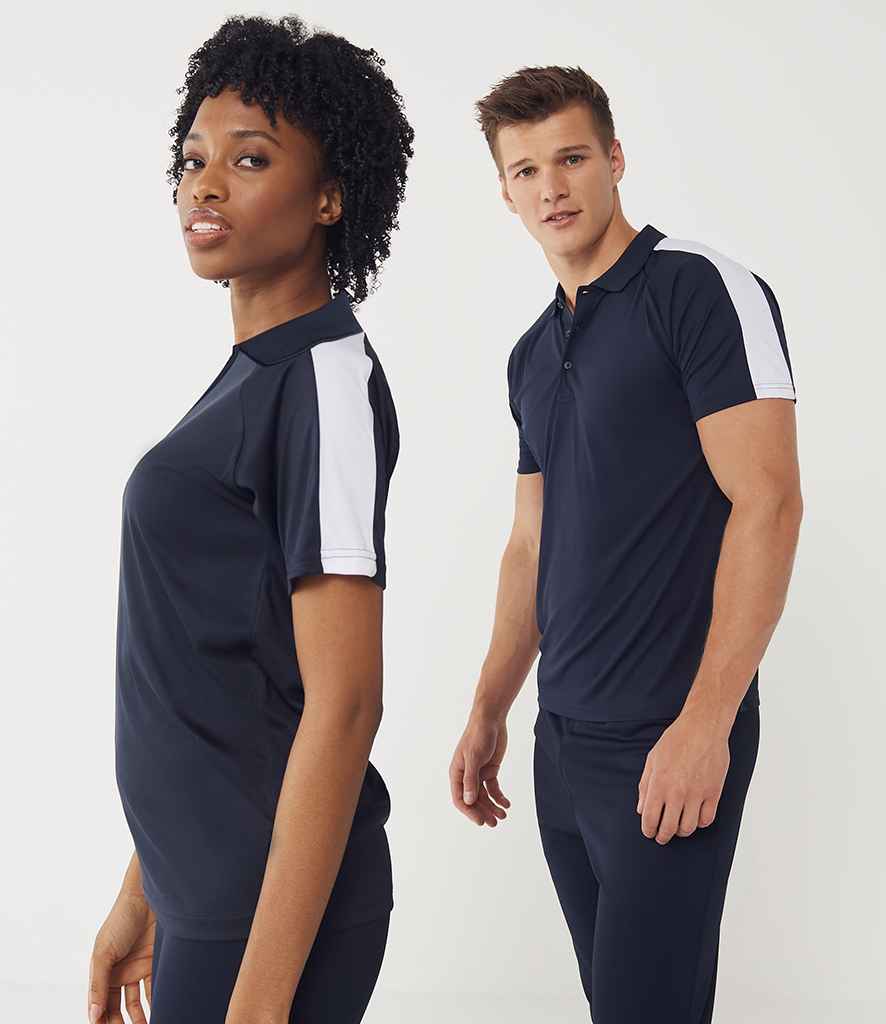Finden & Hales Finden + Hales Team Polo Shirt Navy/White