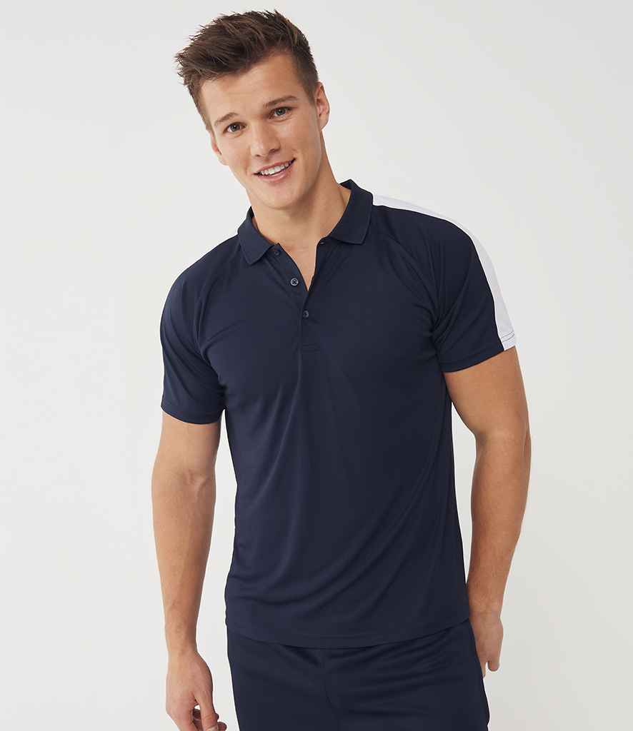 Finden & Hales Finden + Hales Team Polo Shirt Navy/White