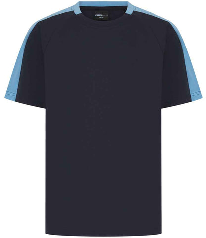 Finden + Hales Kids Team T-Shirt in Navy/Sky blue