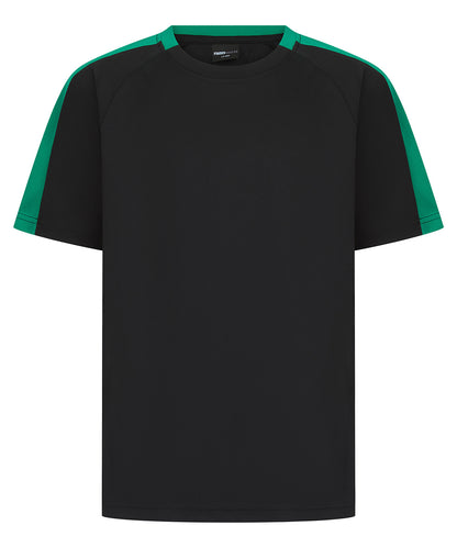 Finden & Hales Kids team t-shirt Black/Emerald