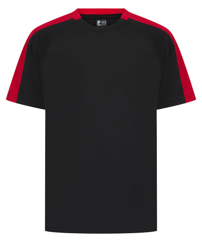 Finden & Hales Kids team t-shirt Black/Red