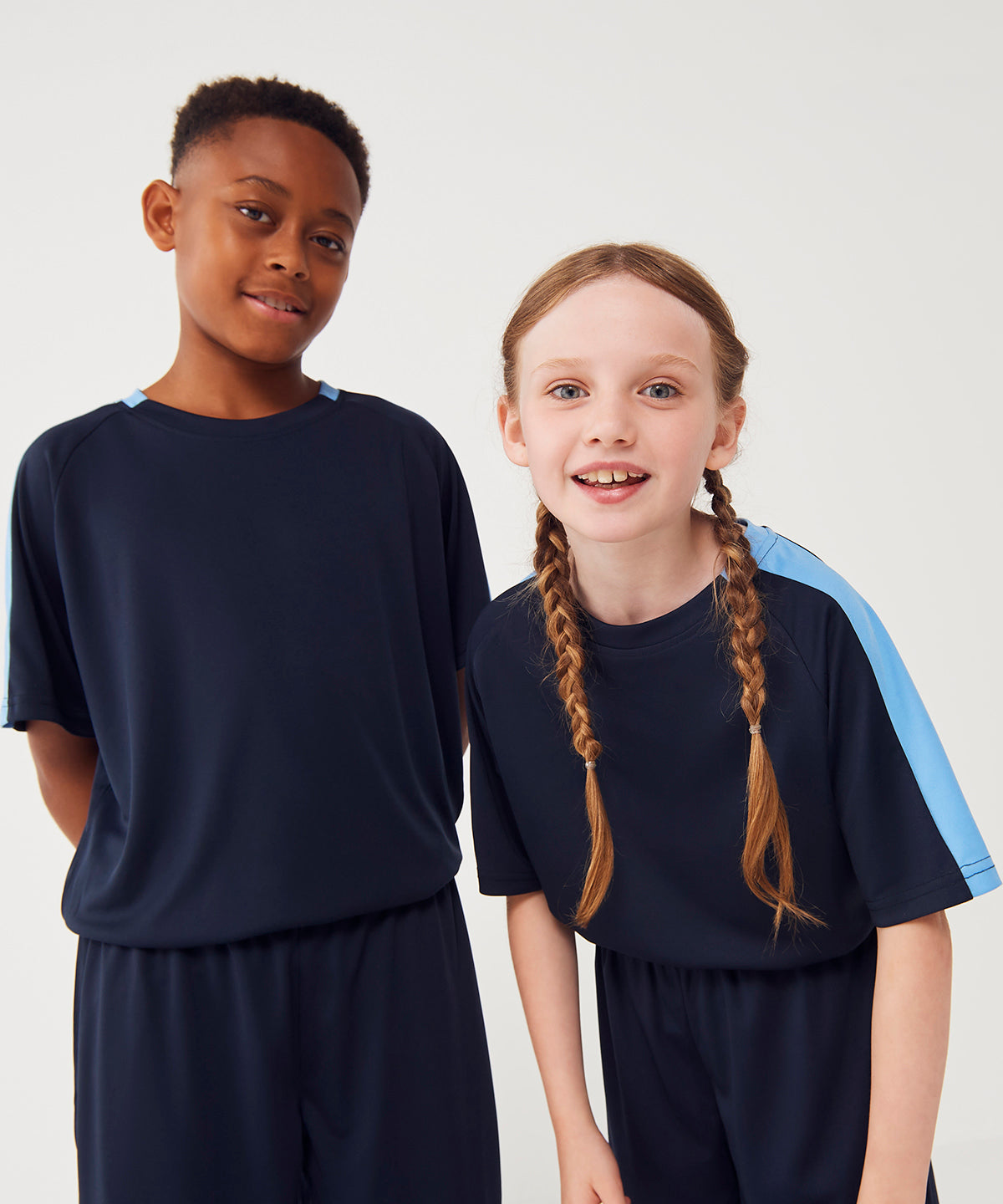 Finden & Hales Kids team t-shirt Black/Emerald