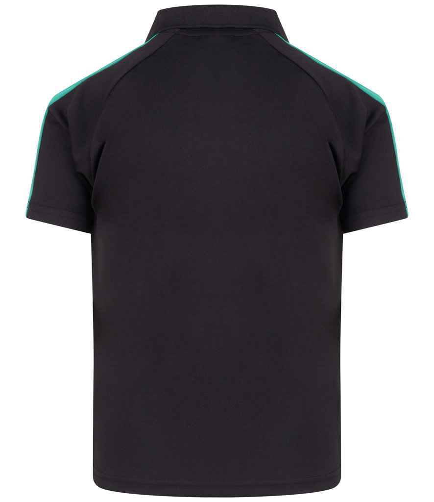 Finden & Hales Finden + Hales Kids Team Polo Shirt Black/Emerald