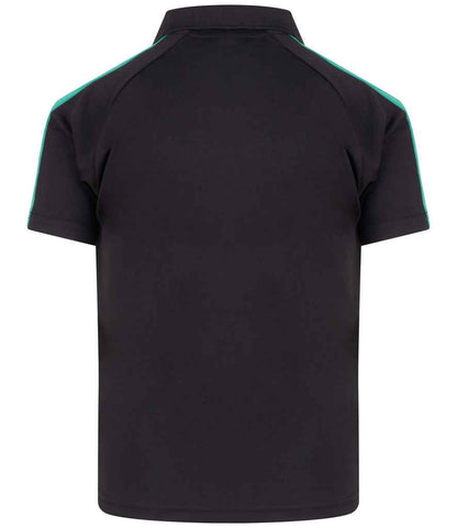 Finden & Hales Finden + Hales Kids Team Polo Shirt Black/Emerald