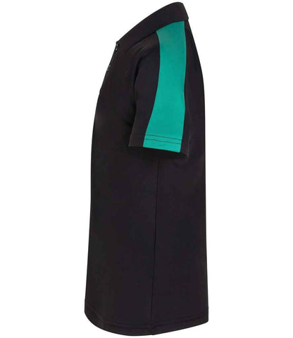Finden & Hales Finden + Hales Kids Team Polo Shirt Black/Emerald