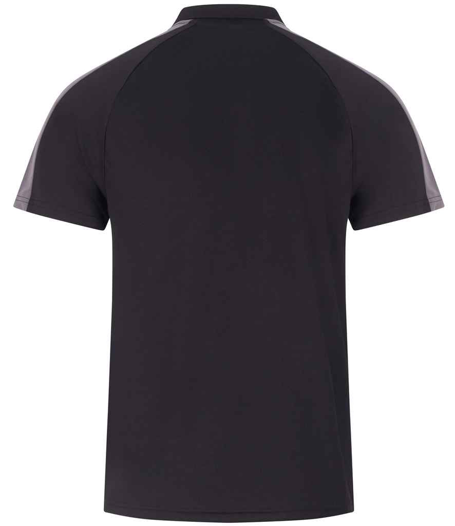 Finden & Hales Finden + Hales Kids Team Polo Shirt Black/Gunmetal