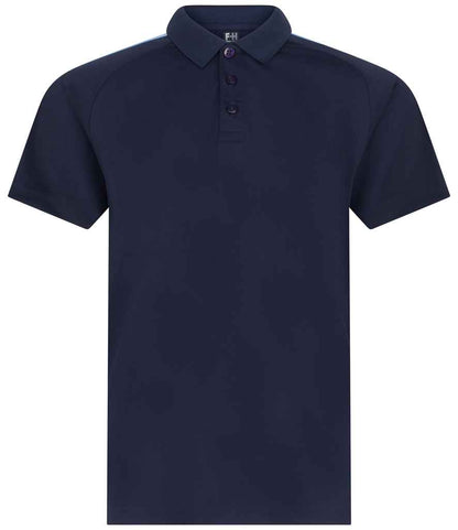 Finden & Hales Finden + Hales Kids Team Polo Shirt Navy/Sky blue
