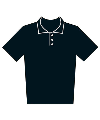 Finden & Hales Kids team polo shirt Black