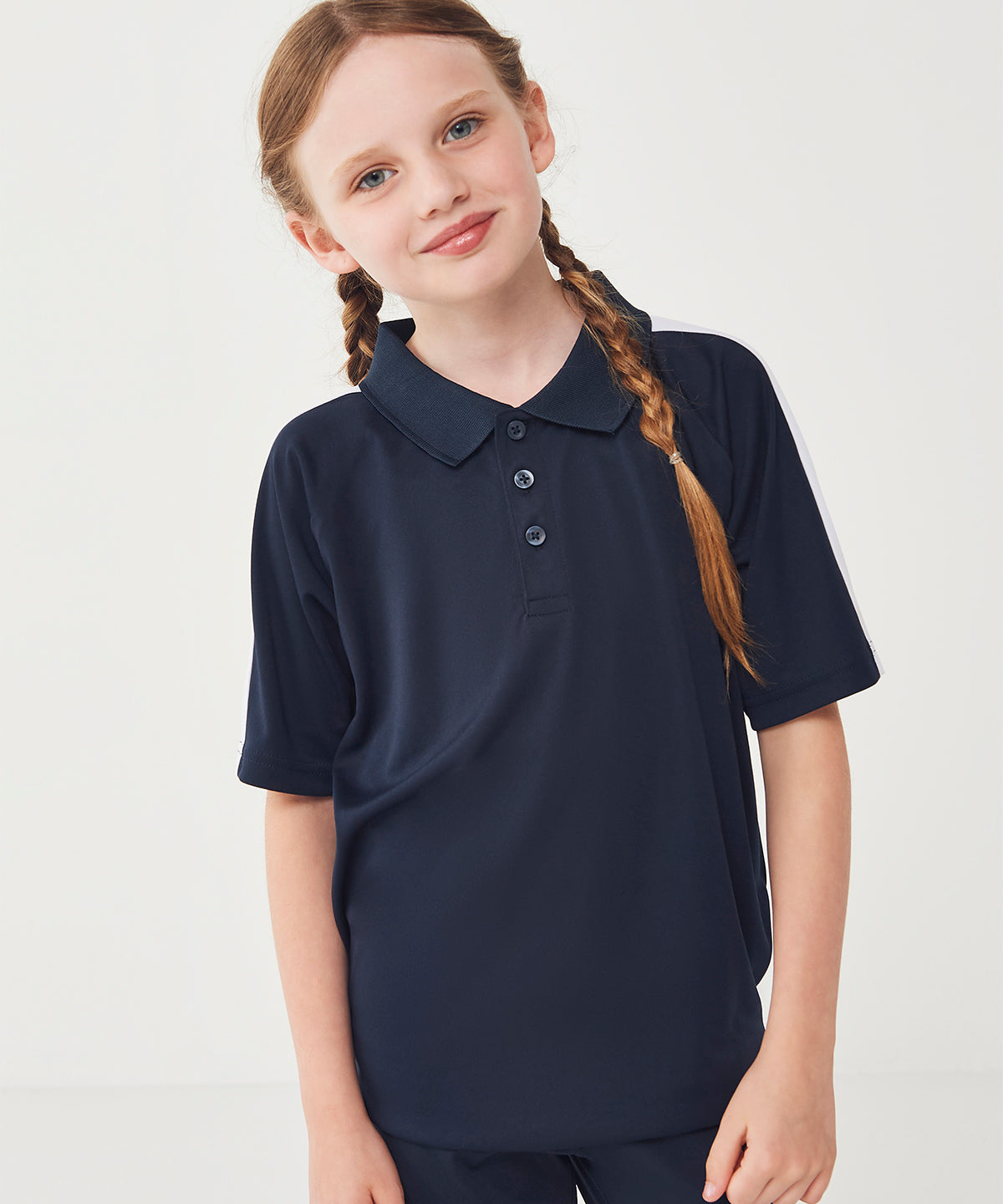 Finden & Hales Kids team polo shirt Black