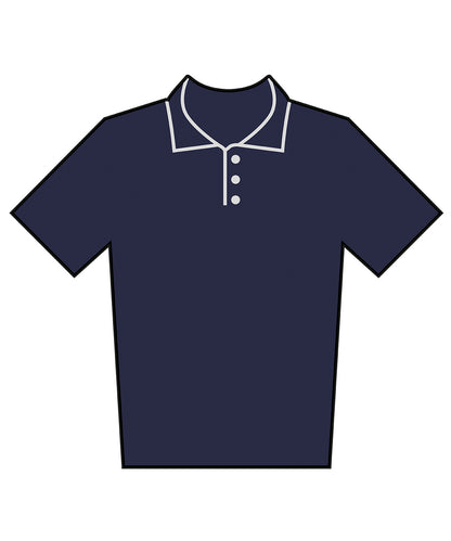 Finden & Hales Kids team polo shirt Navy
