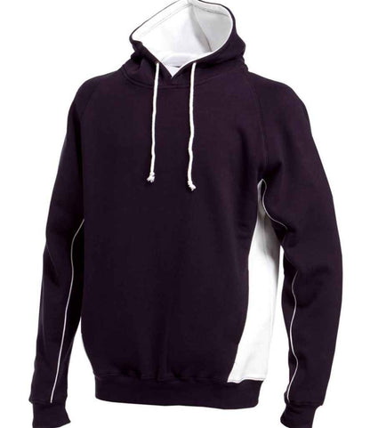 Finden & Hales Finden + Hales Contrast Hooded Sweatshirt Navy/White