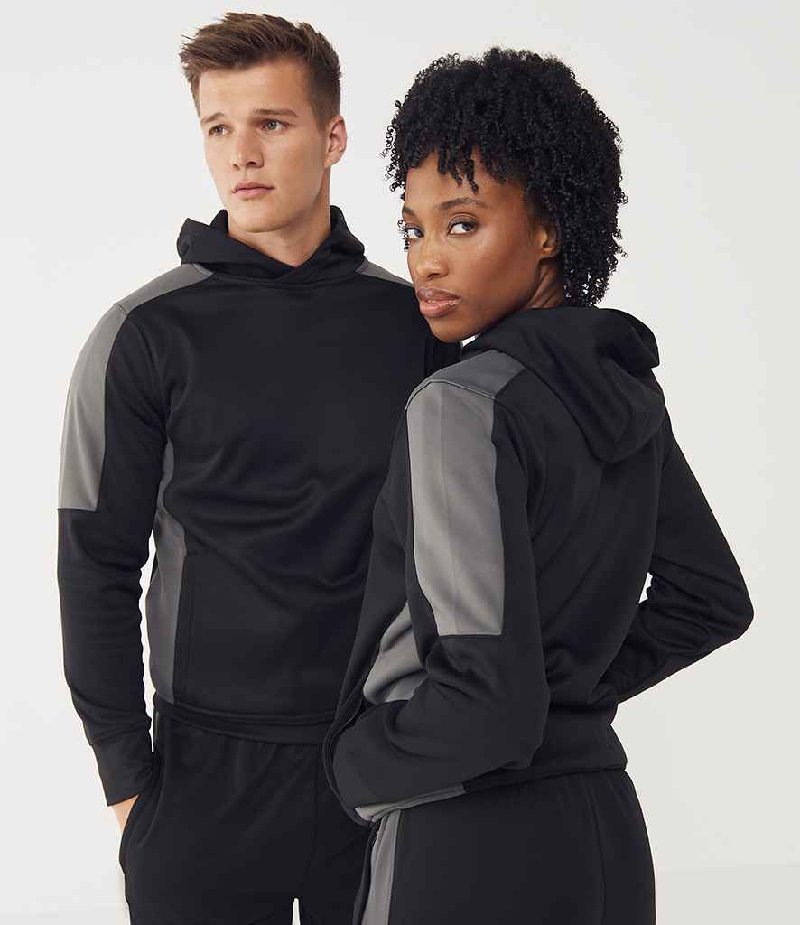 Finden & Hales Finden + Hales Unisex Team Hoodie Black/Gunmetal